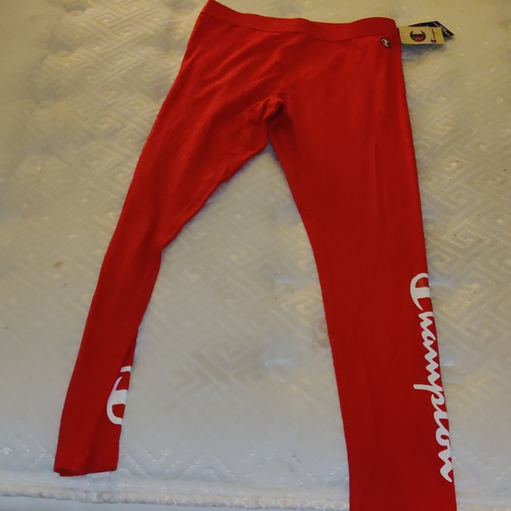 Champion Red Leggings